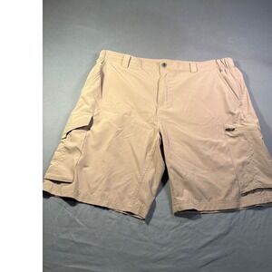 Gerry Mens Tan Ripstop Cargo Shorts Size 40 Hiking Outdoor Stretch 1275373